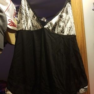 Lingerie white camo/ see through belly